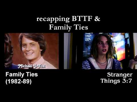 Stranger Things 3 pop culture references, side-by-side comparison (mostly Back to the Future)