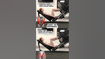 KNOW THE DIFFERENCE: Leg Press edition 🍑