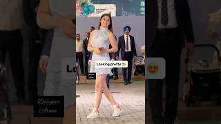 Raveena Tondon daughter Rasha thadani glamorous look at Ambani Party|#rashathadani #shortsvideo#news