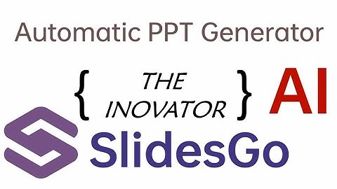 AI generated PPT | SlidesGo | Automatic for FREE in 5 min | 5 MiN Tutorial