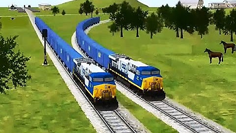 Train Sim - American Midwest Using GE AC4400CW - Simulasi Kereta Api (Android Game)