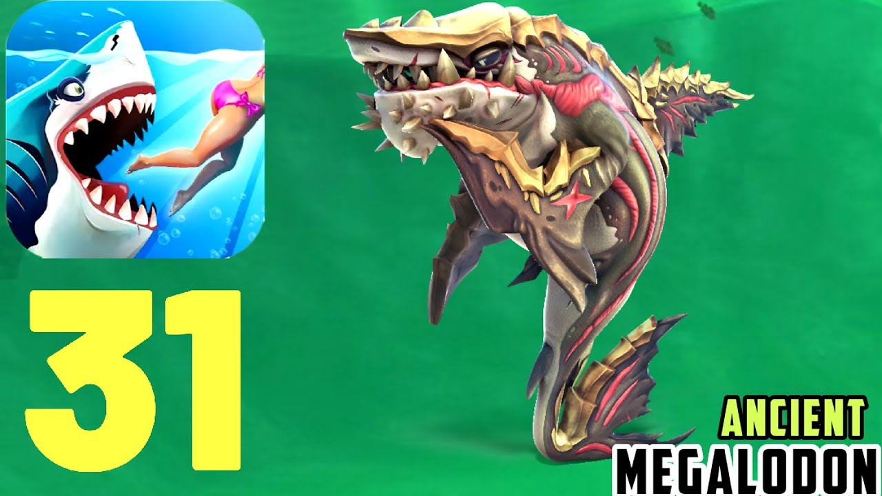 Ancient Megalodon New Shark Hungry Shark World Gameplay Ios Android Youtube