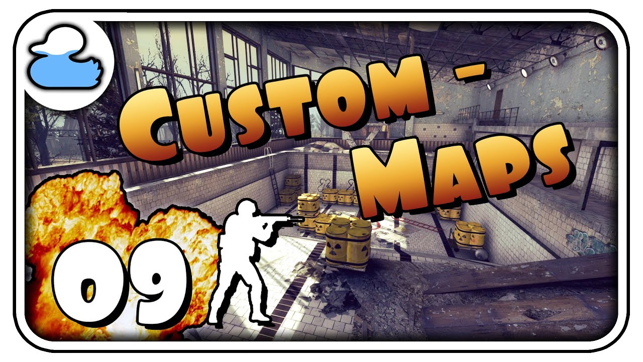 CS:GO - Custom Maps #09 - Der Bademeister räumt auf! - YouTube