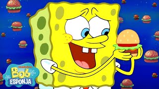 Bob Esponja | Las Cangreburguer MÁS DELICIOSAS jamás hechas en Bob Esponja | Compilación | Español