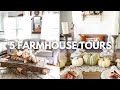 5 Fall Antique Farmhouse Home Tours