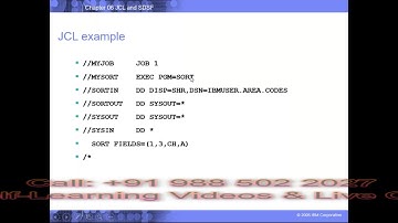 ibm mainframe training || Examples of JCL || learn mainframe