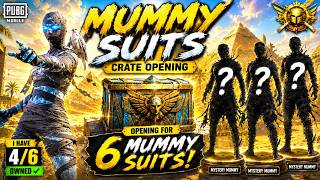 TRYING TO GET ALL MUMMY SUITS| CHAOSPHAGE CRATE OPENING| PUBG MOBILE| screenshot 1
