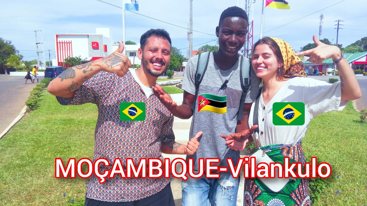 meu PRIMEIRO encontro com @Vousemvolta em Moçambique Fred e laryssa