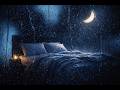 Heavy Rainstorm Sleep Ambience | Distant Hills Rain 12 Hours No Ads Black Screen
