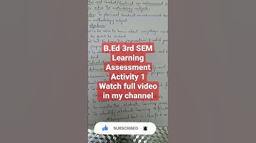 || learning assessment activities || b. ed sem 3 activities @lessonplansforteachers369  #bed3rdsem