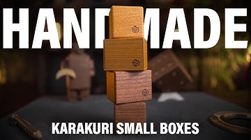 Solving Four Karakuri Puzzle Boxes!