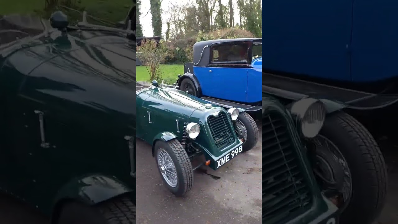 The Griffins Head Chillenden vintage car meet on New Year's Day 2026