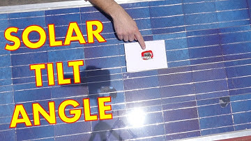 DIY Solar Panel: Best Angle for Solar Panels, Optimum Tilt Angle and Direction