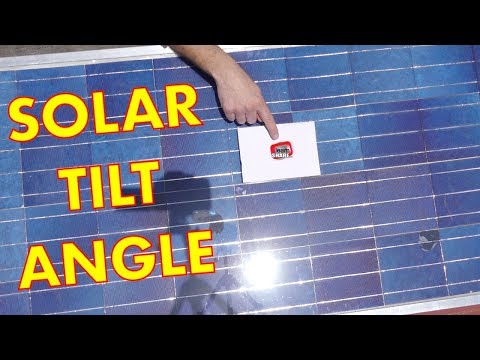वीडियो: सौर पैनल के लिए इष्टतम कोण क्या है?