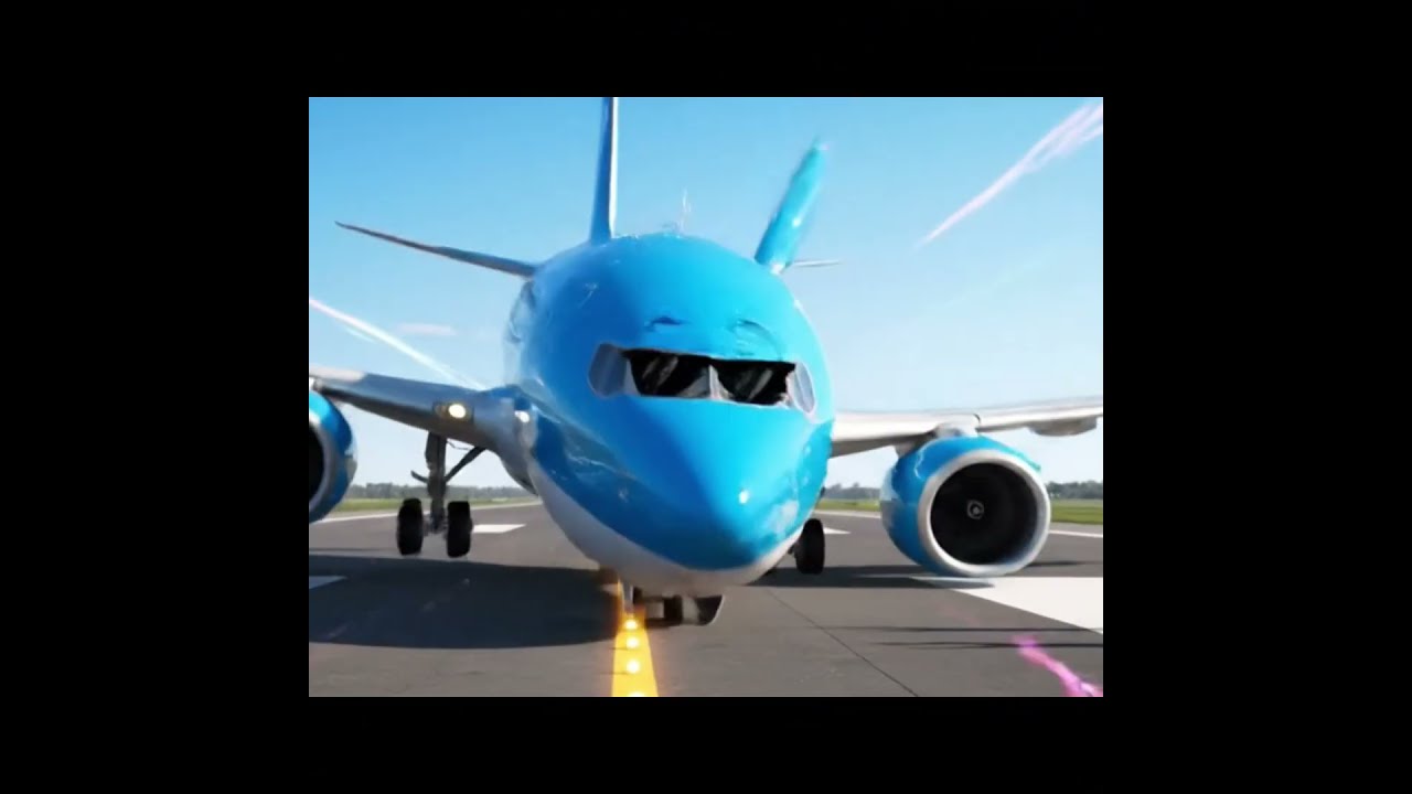 Airplane Dance Party 3D Cartoon Plane Animation Short