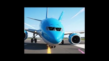 Airplane Dance Party! 🕺✈️  3D Cartoon Plane Animation Short
