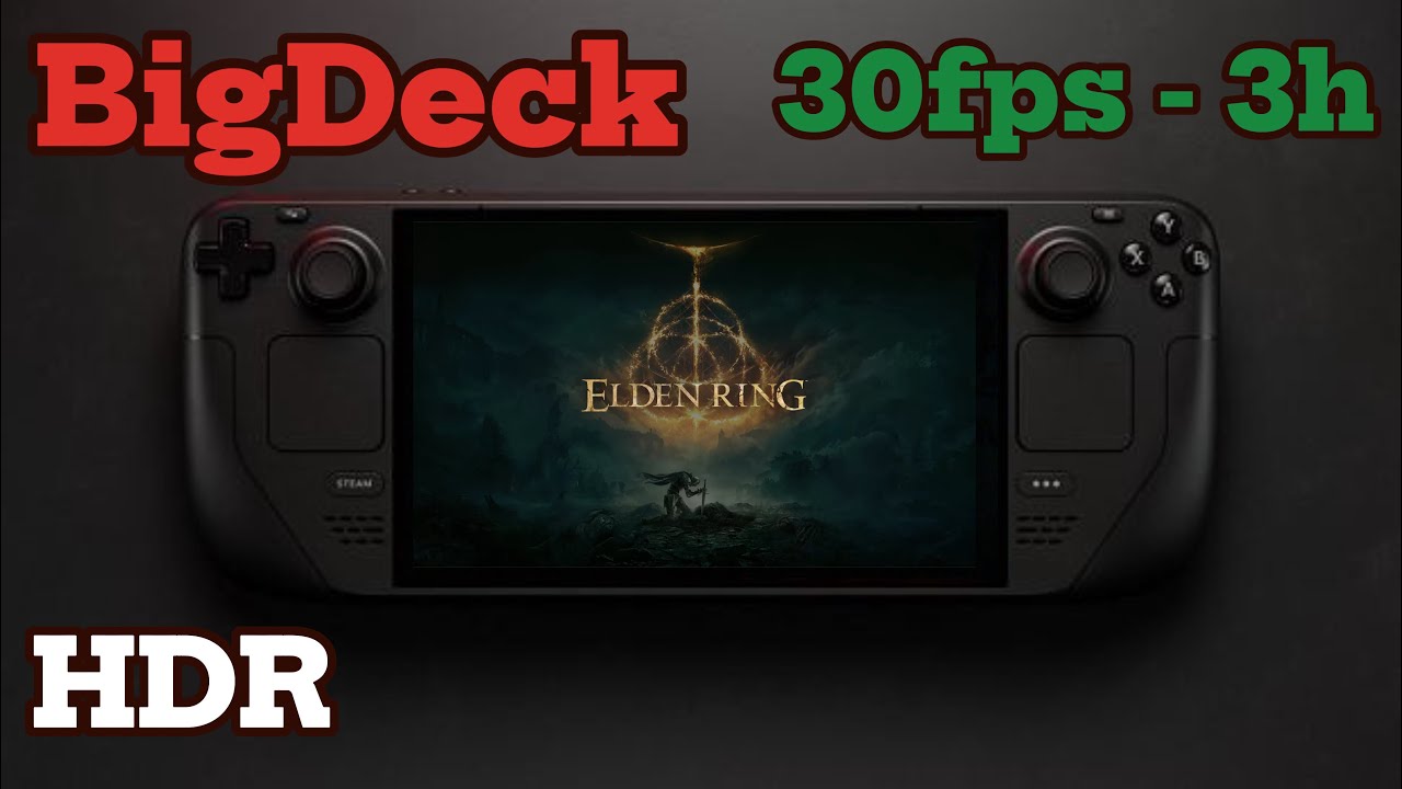Elden Ring Steam Deck OLED Performance Review YouTube