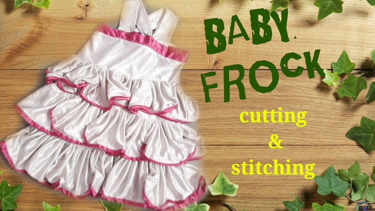 Baby FrockLayer Baby Frock Cutting and Stitching  YouTube