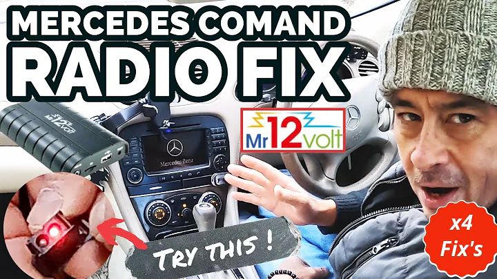 Mercedes Comand Radio NTG2 Fix + Mr12V Bluetooth Adaptor SL, A, B, C, CLS, CLK, E, G, GL, ML, R CL