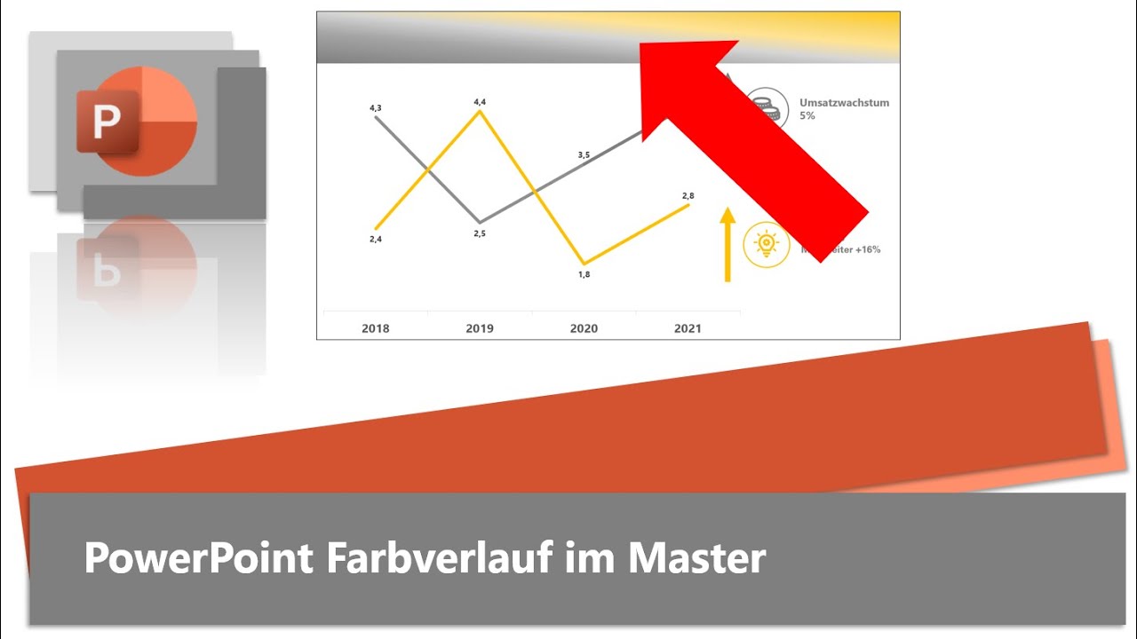 PowerPoint Farbverlauf richtig darstellen - YouTube