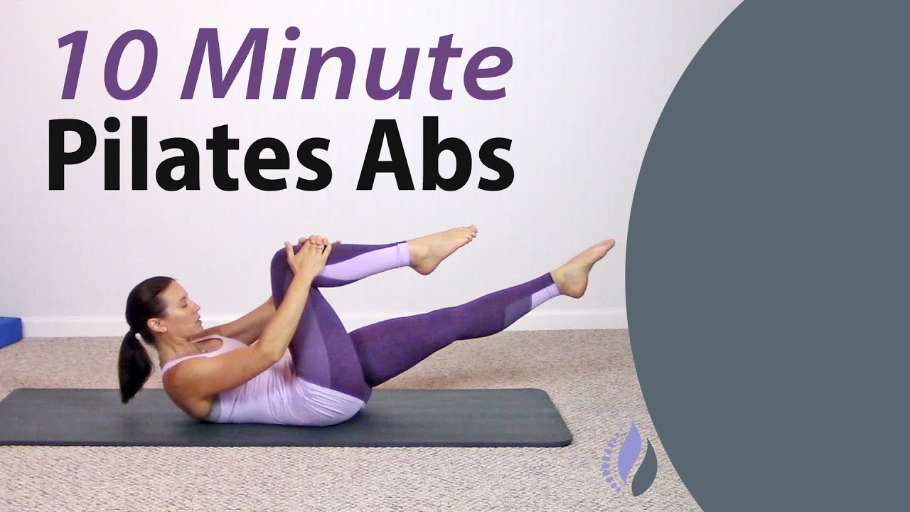 Minute Pilates Abs Quick And Effective Pilates Ab Workout Youtube
