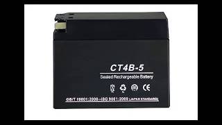 液入バッテリー CT4B-5 (GT4B-5/YT4B-5/YT4B-BS互換)