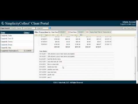 Using the Client Portal - Simplicity Debt Collection Software