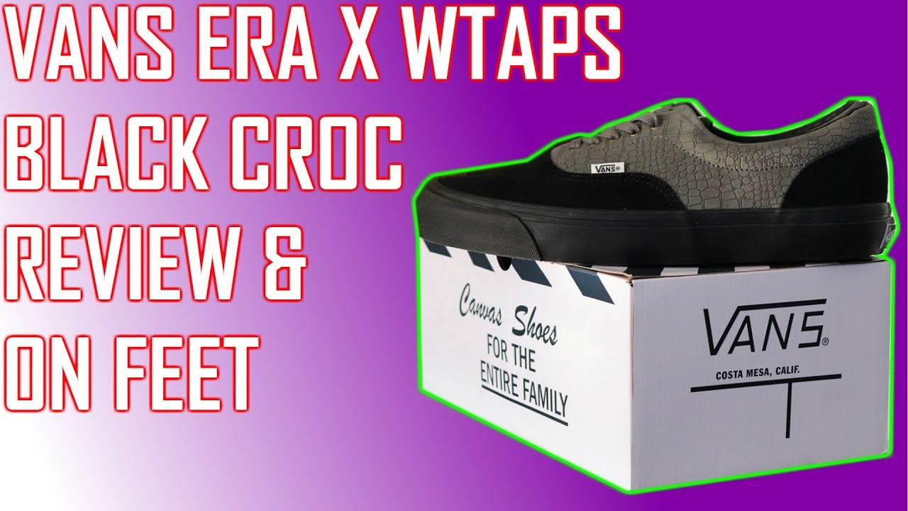 vans wtaps croc