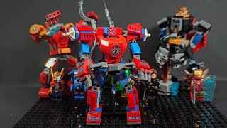 Mecha Spiderman | Speed Build | Unofficial LEGO Marvel