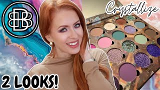 NEW Bella Beaute Bar Cosmetics CRYSTALLIZE PALETTE | 2 Looks Tutorial