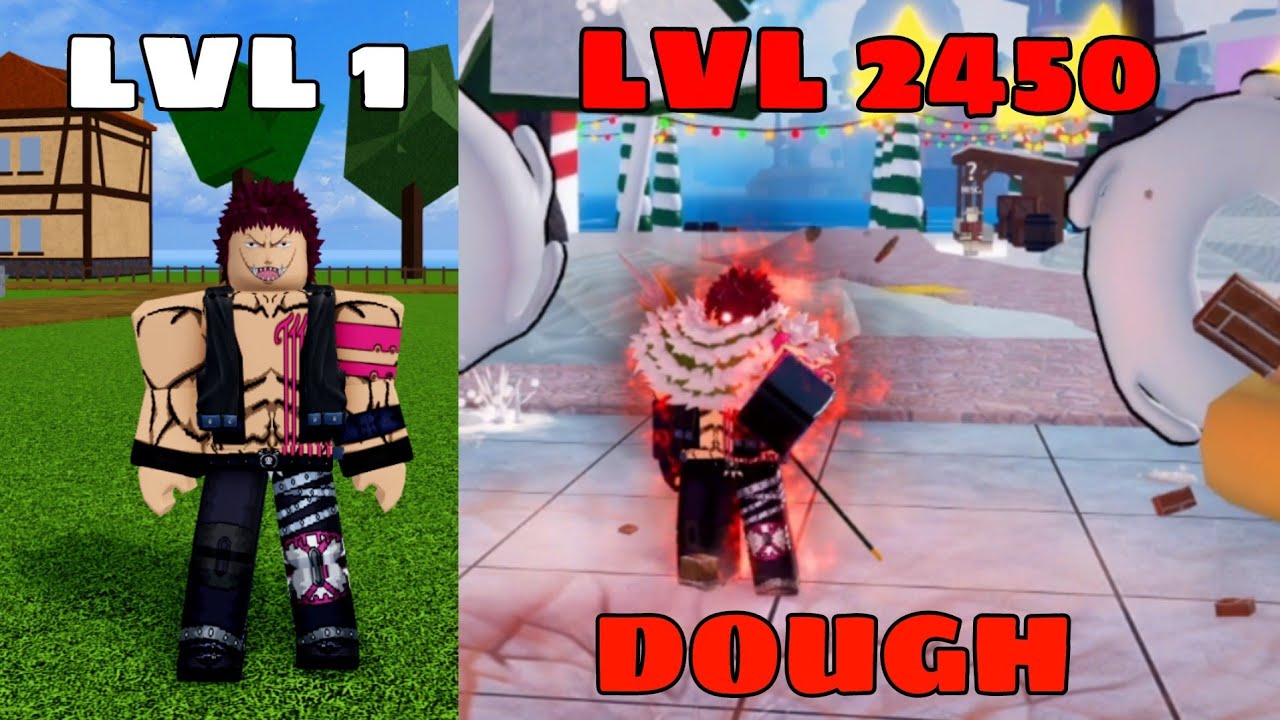 SOLD - Blox Fruits Lv 2450, Race V4, Awaken Dough