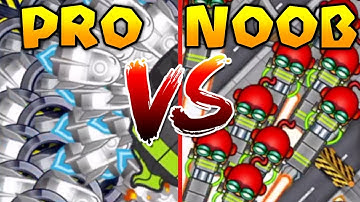PRO Vs NOOB In R3 BANANZA W/ FIRE! Who Will Win? - Bloons TD Battles