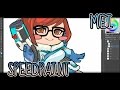 Mei overwatch fanart speed paint