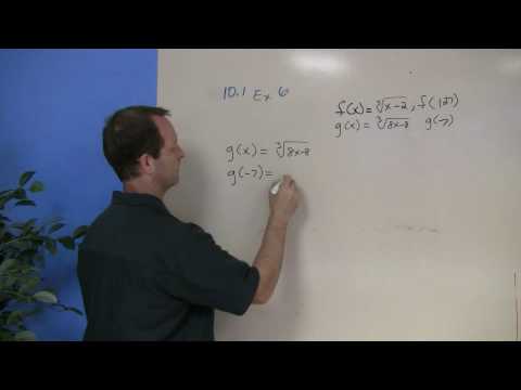 Evaluating Cube Root Functions