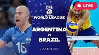 Argentina v Brazil - Group 1: 2017 FIVB Volleyball World League Argentina v Brazil - Group 1: 2017 FIVB Volleyball World League