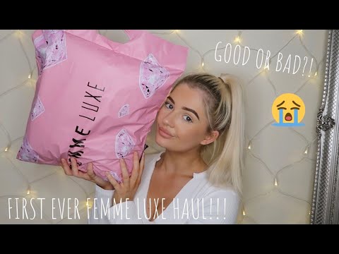 My FIRST EVER Femme Luxe order! | Fashion Haul | Chia