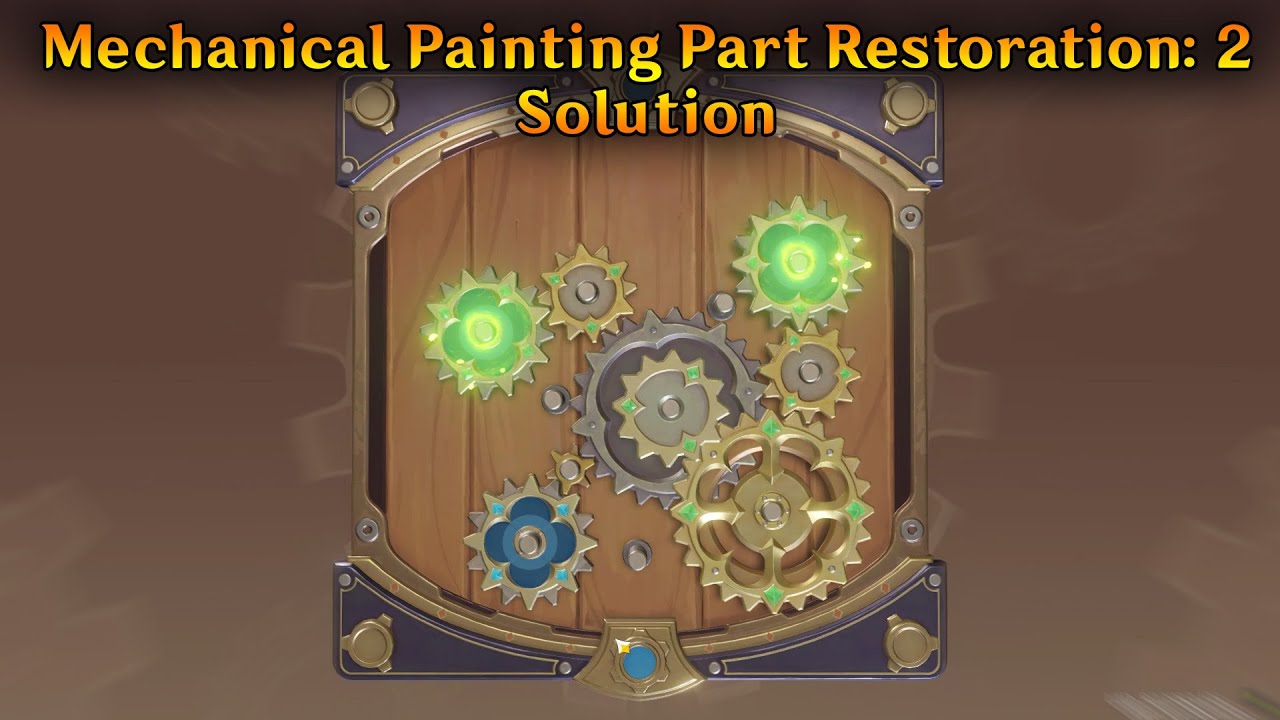 Genshin Impact Mechanical Painting Part Restoration II Solution (Day 2