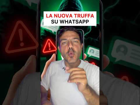 Video Attenzione alla nuova truffa, WhatsApp ?
