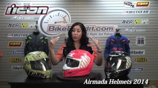 Icon 2014 Airmada Volare And Future Suture Helmet At Bikebandit