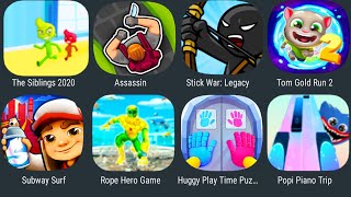 The Siblings 2022, Assassin, Stick War: Legacy, Tom Gold Run 2, Subway, Rope Hero Game, Popi Piano screenshot 5