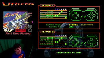 R-Type III - First Time Playing - Full Playthrough + Levels 1-4 of Advanced Difficulty - SNES