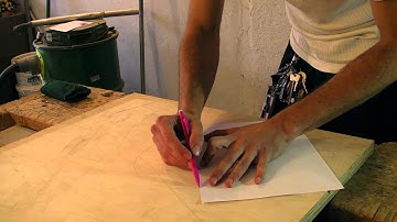 How to find the centre of a circle using a piece of paper