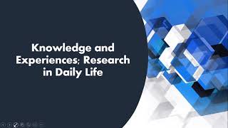 RESEARCH IN DAILY LIFE 1: Understanding Research and It's Importance.