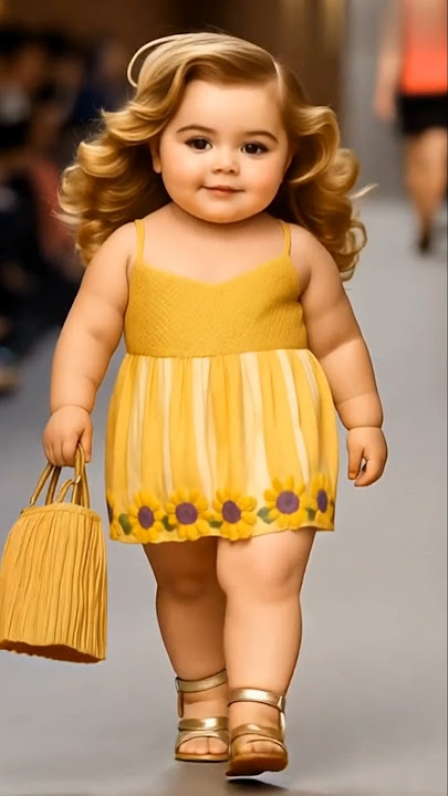 Gorgeous Outfit 🎨 Showcase with Our Talented Little Model #shorts #cutebaby #ytshorts #fashion