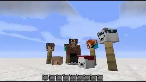 How To Get Custom Player Heads Minecraft 1.8