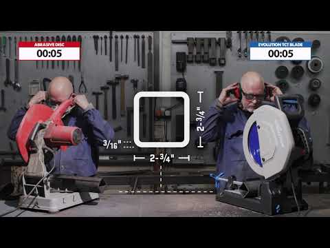 Evolution Power Tools - Cutting Evolved - Abrasive vs Cold Cutting Saws