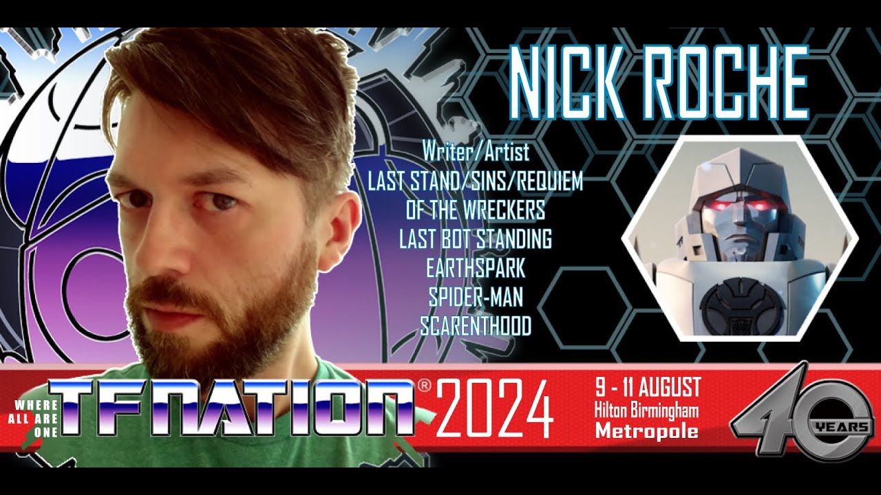TRANSFORMERS: Wreckers writer and artist Nick Roche to attend TFNation 2024