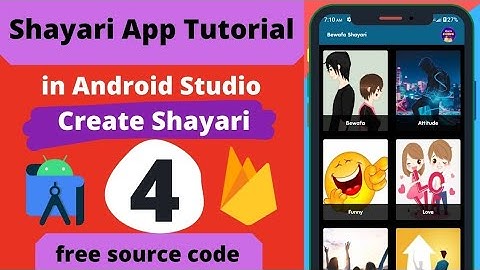 Create Shayari in RecyclerView | How to Create Shayari App in Android Studio | Hindi | Start Coding