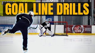 Tracking Passes From The Goal Line - Goalie Drill Breakdown