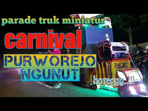  Karnaval  truk  miniatur  Purworejo ngunut Tulungagung part 1 